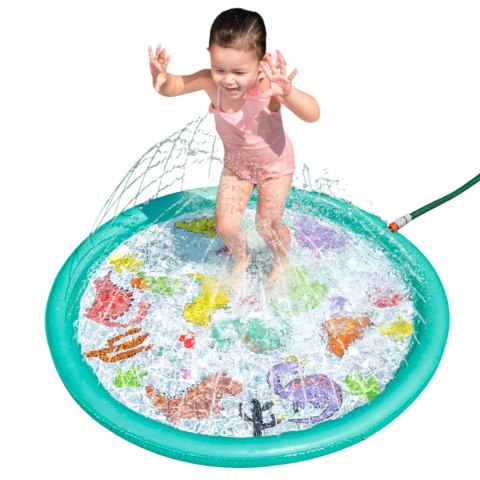 Bestway Brodzik mata wodna fontanna 122cm zraszacz dino ślizgawka Bestway 52698 Bestway Brodzik mata wodna fontanna 122cm zraszacz dino ślizgawka Bestway 52698