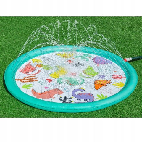 Bestway Brodzik mata wodna fontanna 122cm zraszacz dino ślizgawka Bestway 52698 Bestway Brodzik mata wodna fontanna 122cm zraszacz dino ślizgawka Bestway 52698