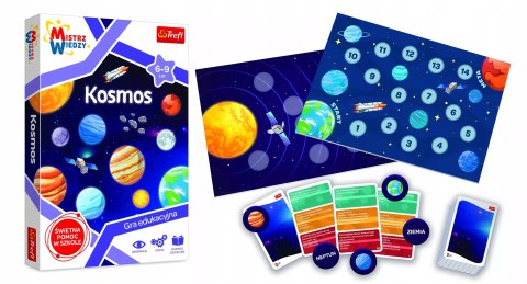 Trefl Gra dla dzieci edukacyjna Kosmos Mistrz Wiedzy Trefl 01956