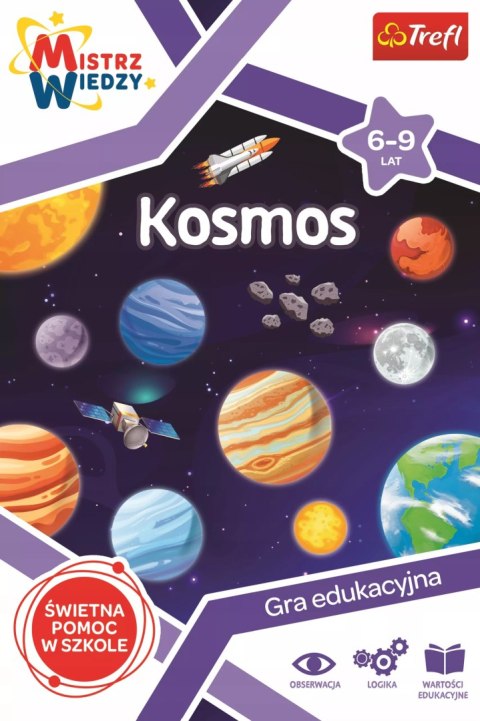 Trefl Gra dla dzieci edukacyjna Kosmos Mistrz Wiedzy Trefl 01956
