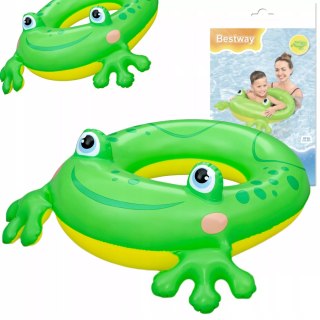Bestway Kółko koło dmuchane do pływania 3-6 lat zielona żaba Bestway 36464Z
