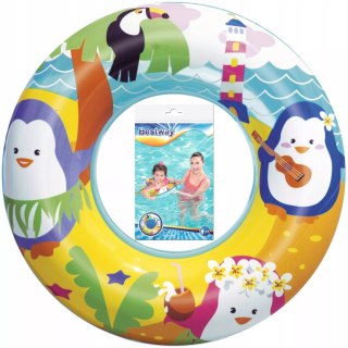 Bestway Kółko koło dmuchane do pływania dla dzieci 3-6 lat pingwin Bestway 36113P