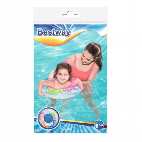 Bestway Kółko koło dmuchane do pływania dla dzieci 3-6 lat syrenki Bestway 36113S Bestway Kółko koło dmuchane do pływania dla dzieci 3-6 lat syrenki Bestway 36113S