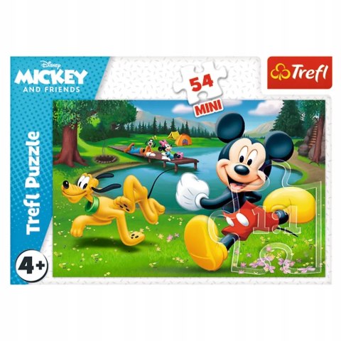 Trefl Puzzle 54 mini Mickey i przyjaciele 54 elementy Trefl 19715