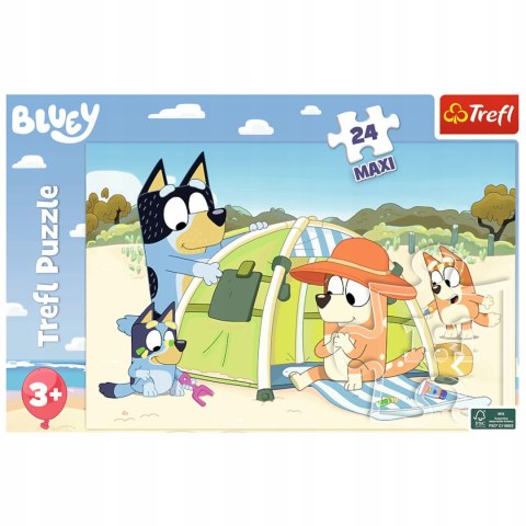 Trefl Puzzle Bluey 24 el. Wspaniały dzień Bluey Trefl 14357 Trefl Puzzle Bluey 24 el. Wspaniały dzień Bluey Trefl 14357