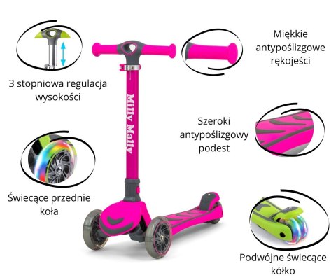 Milly Mally Scooter Boogie Pink