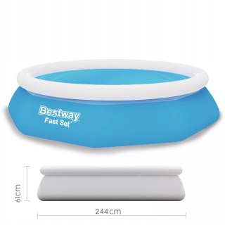 Bestway Basen rozporowy ogrodowy 244x61cm Bestway 57448