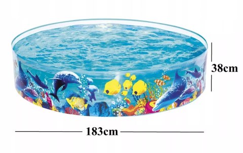 Bestway Basen rozporowy ogrodowy dla dzieci 183x38cm Bestway 55030