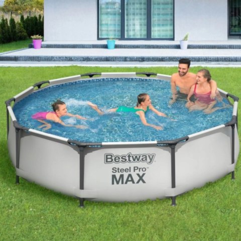 Bestway Basen stelażowy ogrodowy okrągły 305 x 76 cm Bestway 56406 Bestway Basen stelażowy ogrodowy okrągły 305 x 76 cm Bestway 56406