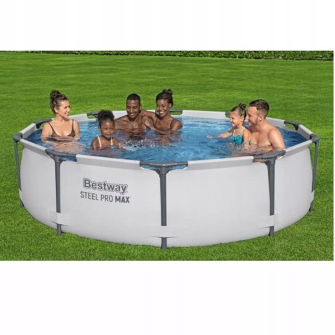 Bestway Basen stelażowy ogrodowy okrągły 305 x 76 cm Bestway 56406 Bestway Basen stelażowy ogrodowy okrągły 305 x 76 cm Bestway 56406