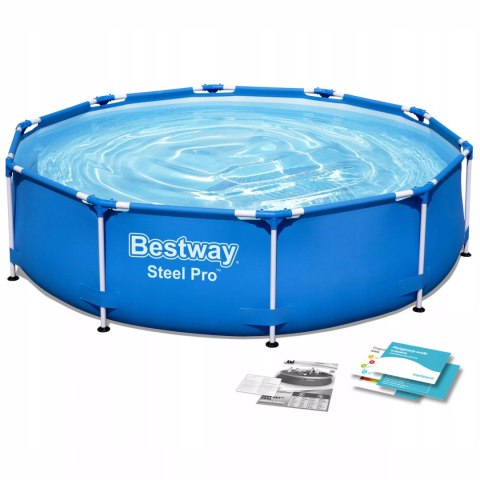 Bestway Basen stelażowy ogrodowy okrągły 305 x 76cm Bestway 56677