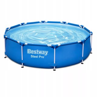 Bestway Basen stelażowy z pompą flirtującą ogrodowy okrągły Bestway 56679