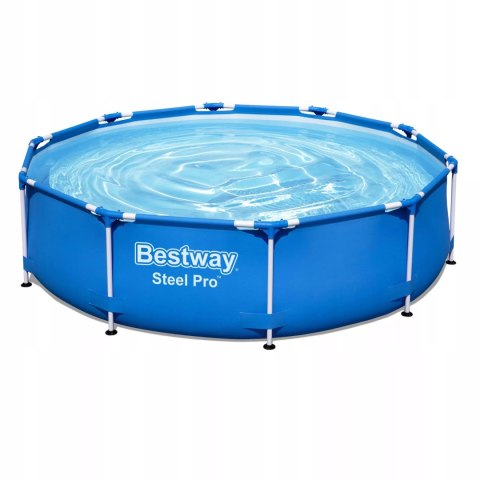 Bestway Basen stelażowy z pompą flirtującą ogrodowy okrągły Bestway 56679 Bestway Basen stelażowy z pompą flirtującą ogrodowy okrągły Bestway 56679