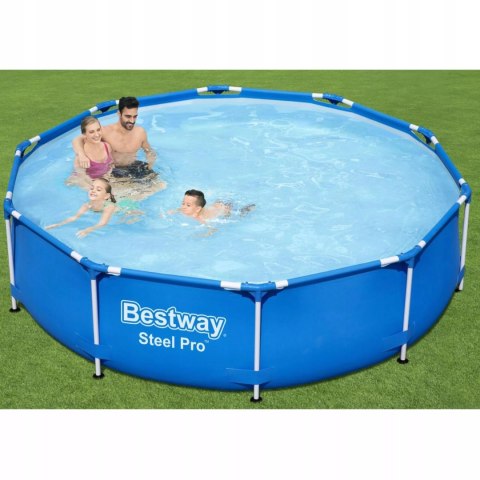 Bestway Basen stelażowy z pompą flirtującą ogrodowy okrągły Bestway 56679 Bestway Basen stelażowy z pompą flirtującą ogrodowy okrągły Bestway 56679