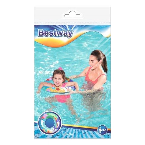 Bestway Kółko koło dmuchane do pływania dla dzieci 3-6 lat delfin Bestway 36113D Bestway Kółko koło dmuchane do pływania dla dzieci 3-6 lat delfin Bestway 36113D