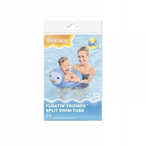 Bestway Kółko koło dmuchane do pływania dla dzieci 3-6 lat pingwin Bestway 36405P Bestway Kółko koło dmuchane do pływania dla dzieci 3-6 lat pingwin Bestway 36405P