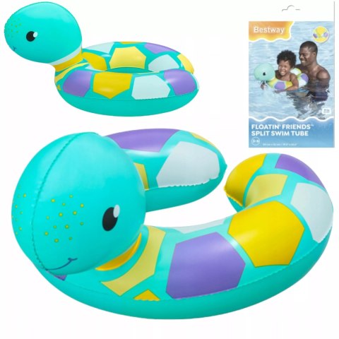 Bestway Kółko koło dmuchane do pływania dla dzieci 3-6 lat żółw Bestway 36405Z Bestway Kółko koło dmuchane do pływania dla dzieci 3-6 lat żółw Bestway 36405Z