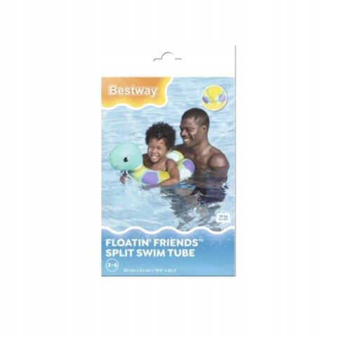 Bestway Kółko koło dmuchane do pływania dla dzieci 3-6 lat żółw Bestway 36405Z Bestway Kółko koło dmuchane do pływania dla dzieci 3-6 lat żółw Bestway 36405Z