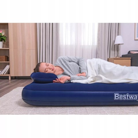 Bestway Materac dmuchany dwuosobowy pompka ręczna 2x poduszki Bestway 67374