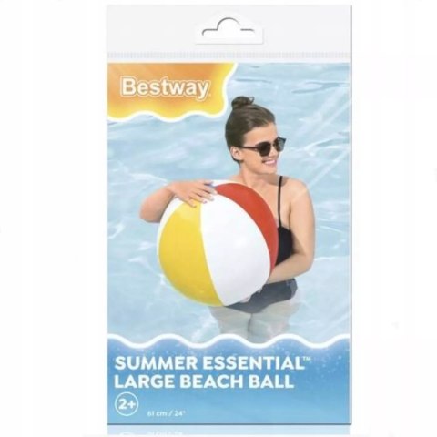 Bestway Piłka plażowa dmuchana kolorowa Bestway 31022 Bestway Piłka plażowa dmuchana kolorowa Bestway 31022