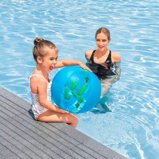 Bestway Piłka plażowa dmuchana niebieski kaktus Bestway 31036N