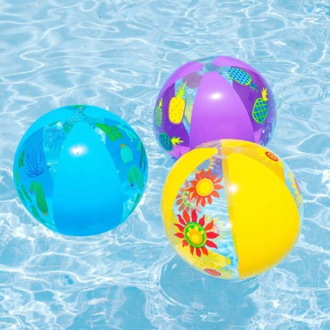 Bestway Piłka plażowa dmuchana niebieski kaktus Bestway 31036N Bestway Piłka plażowa dmuchana niebieski kaktus Bestway 31036N