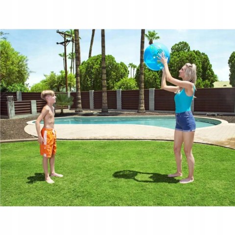 Bestway Piłka plażowa dmuchana niebieski kaktus Bestway 31036N Bestway Piłka plażowa dmuchana niebieski kaktus Bestway 31036N