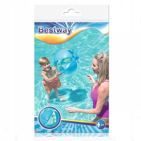 Bestway Piłka plażowa dmuchana niebieski kaktus Bestway 31036N Bestway Piłka plażowa dmuchana niebieski kaktus Bestway 31036N
