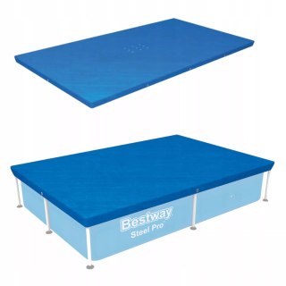 Bestway Przykrycie 221 x 150cm na basen stelażowy Bestway 58103