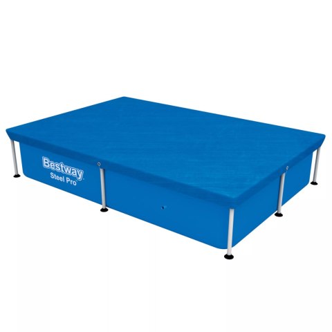 Bestway Przykrycie 221 x 150cm na basen stelażowy Bestway 58103 Bestway Przykrycie 221 x 150cm na basen stelażowy Bestway 58103