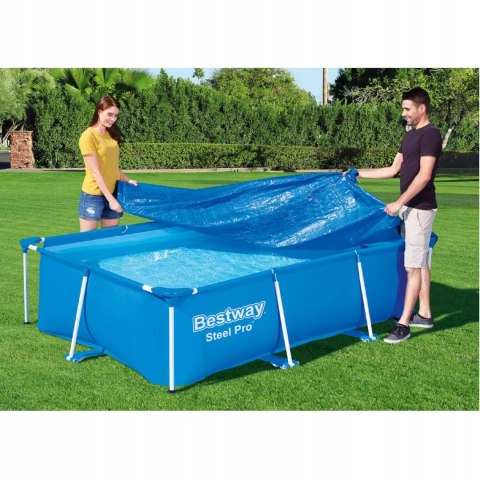 Bestway Przykrycie 264 x 174cm na basen stelażowy Bestway 58105 Bestway Przykrycie 264 x 174cm na basen stelażowy Bestway 58105