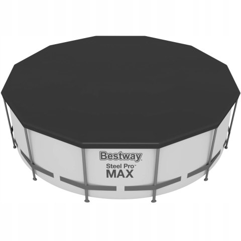 Bestway Przykrycie na basen stelażowy śr. 366cm Bestway 58037 Bestway Przykrycie na basen stelażowy śr. 366cm Bestway 58037