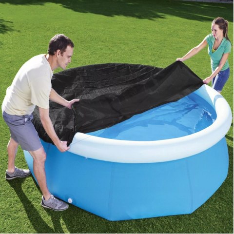 Bestway Przykrycie na basen z kołnierzem śr. 244cm Bestway 58032 Bestway Przykrycie na basen z kołnierzem śr. 244cm Bestway 58032