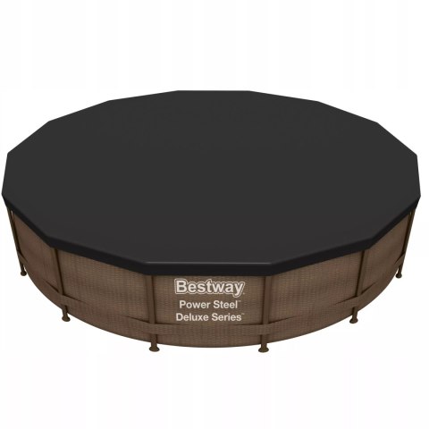 Przykrycie na basen ze stelażem o średnicy 427cm Bestway 58248 Przykrycie na basen ze stelażem o średnicy 427cm Bestway 58248