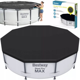 Bestway Przykrycie na basen ze stelażem śr. 305cm Bestway 58036