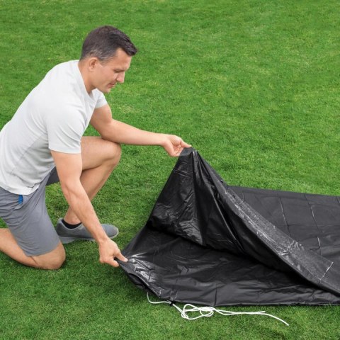 Bestway Przykrycie na basen ze stelażem śr. 305cm Bestway 58036 Bestway Przykrycie na basen ze stelażem śr. 305cm Bestway 58036