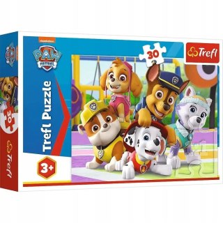 Trefl Puzzle 30 el. Psi Patrol zawsze na czas Trefl 18286