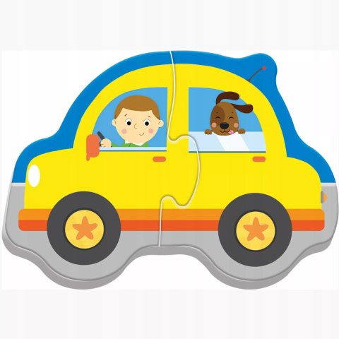 Trefl Puzzle Baby Classic pojazdy transportowe 1+ Trefl 36075 Trefl Puzzle Baby Classic pojazdy transportowe 1+ Trefl 36075