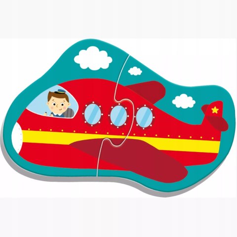 Trefl Puzzle Baby Classic pojazdy transportowe 1+ Trefl 36075 Trefl Puzzle Baby Classic pojazdy transportowe 1+ Trefl 36075