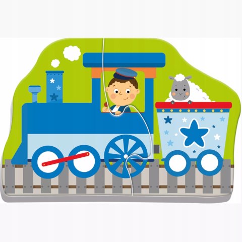 Trefl Puzzle Baby Classic pojazdy transportowe 1+ Trefl 36075 Trefl Puzzle Baby Classic pojazdy transportowe 1+ Trefl 36075