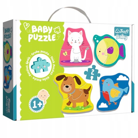 Trefl Puzzle Baby classic zwierzątka domowe Trefl 36074 Trefl Puzzle Baby classic zwierzątka domowe Trefl 36074