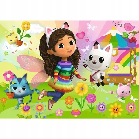 Trefl Puzzle Koci Domek Gabi 100 elementów Brokatowa Gabi Trefl 14832 Trefl Puzzle Koci Domek Gabi 100 elementów Brokatowa Gabi Trefl 14832