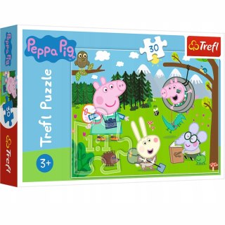 Trefl Puzzle Trefl 30 el. Świnka Peppa Leśna wyprawa 18245