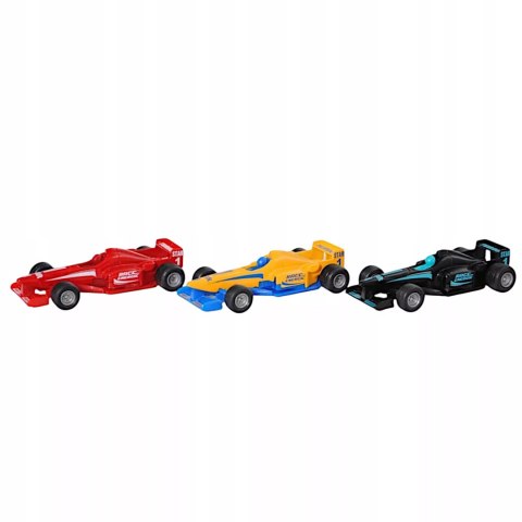 Siku Zestaw 3 samochodów wyścigowych formuła model metal S0411 Siku Zestaw 3 samochodów wyścigowych formuła model metal S0411