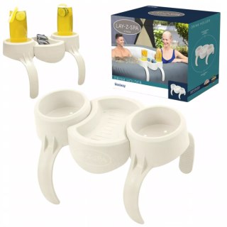 Bestway Uchwyt na napoje tacka 2 przegrody spa jacuzzi Lay-Z-Spa Bestway 60306