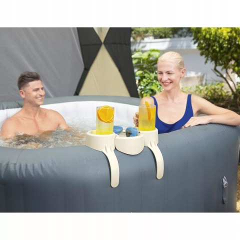 Bestway Uchwyt na napoje tacka 2 przegrody spa jacuzzi Lay-Z-Spa Bestway 60306