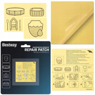 Bestway Zestaw łatek naprawczych łatka 10 sztuk bestway 62091