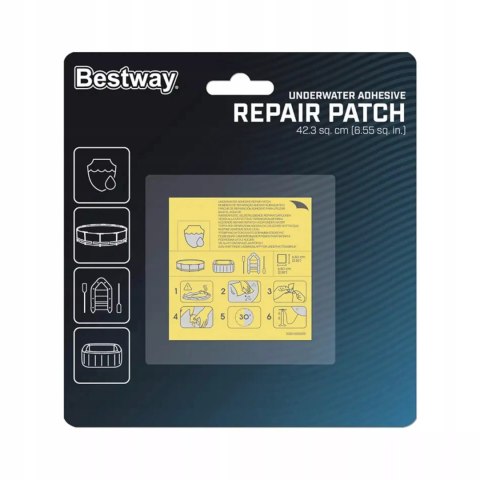 Bestway Zestaw łatek naprawczych łatka 10 sztuk bestway 62091 Bestway Zestaw łatek naprawczych łatka 10 sztuk bestway 62091
