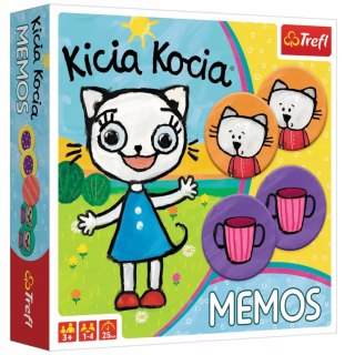 Trefl Gra dla dzieci Kicia Kocia Memos Kicia Kocia 3+ Trefl 01894