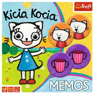 Trefl Gra dla dzieci Kicia Kocia Memos Kicia Kocia 3+ Trefl 01894
